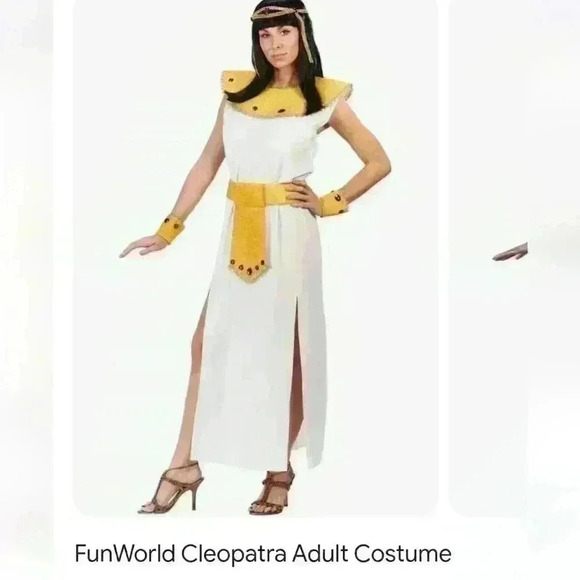 Fun World Cleopatra Complete Plus  Halloween 7 Piece Costume NWOT Sz 1X - Picture 1 of 16